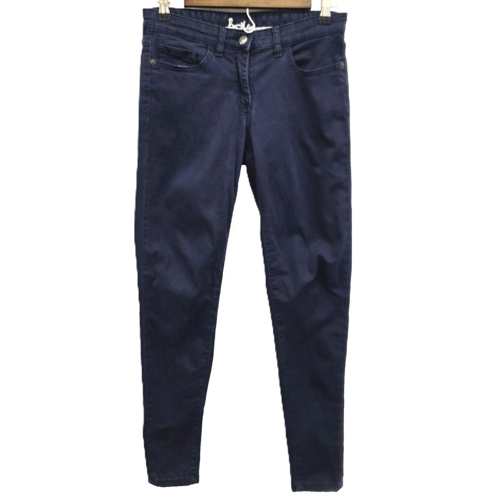Boden Womens 6R‎ Navy Blue Stretch Cotton Skinny Jeans Mid Rise Classic Pants
